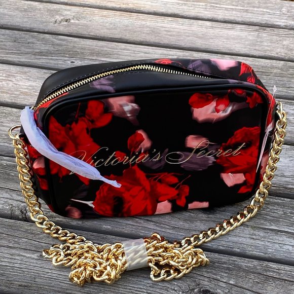 Victoria's Secret Bold Floral Chain Strap Crossbody Bag - Picture 4 of 16
